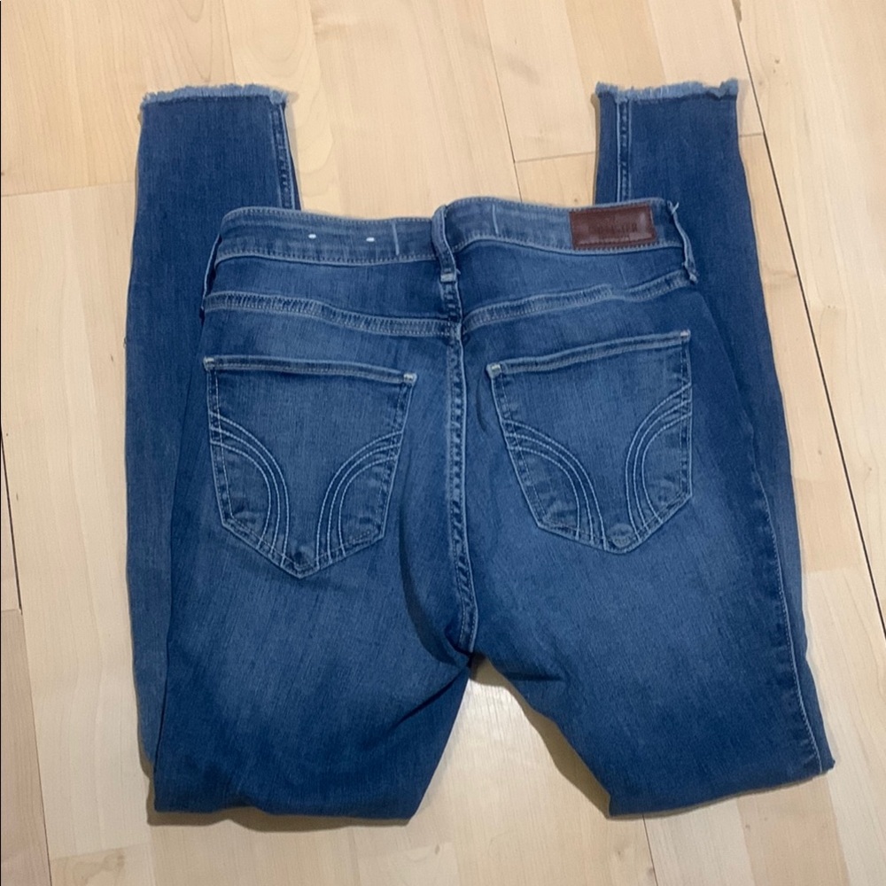 Women's hollister Blue Jeans 5s w27 L26 - Picture 6 of 9